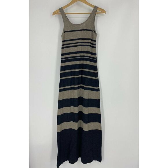 Vince Sweater Dress Striped Long Maxi - Picture 4 of 7